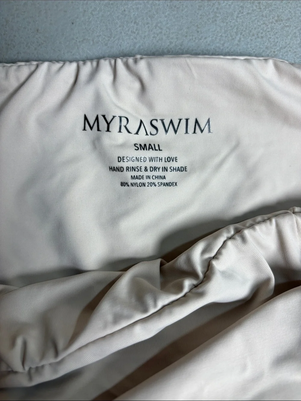 MYRASWIM Women’s One-Piece Swimsuit in Chocolate and Cream